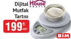 HOUSE PRATİK DİJİTAL MUTFAK TARTISI